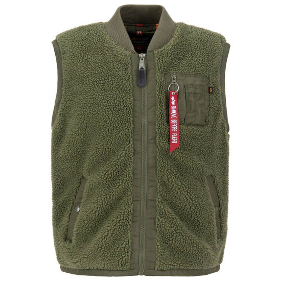 Alpha Industries Αμάνικο μπουφάν Teddy Vest